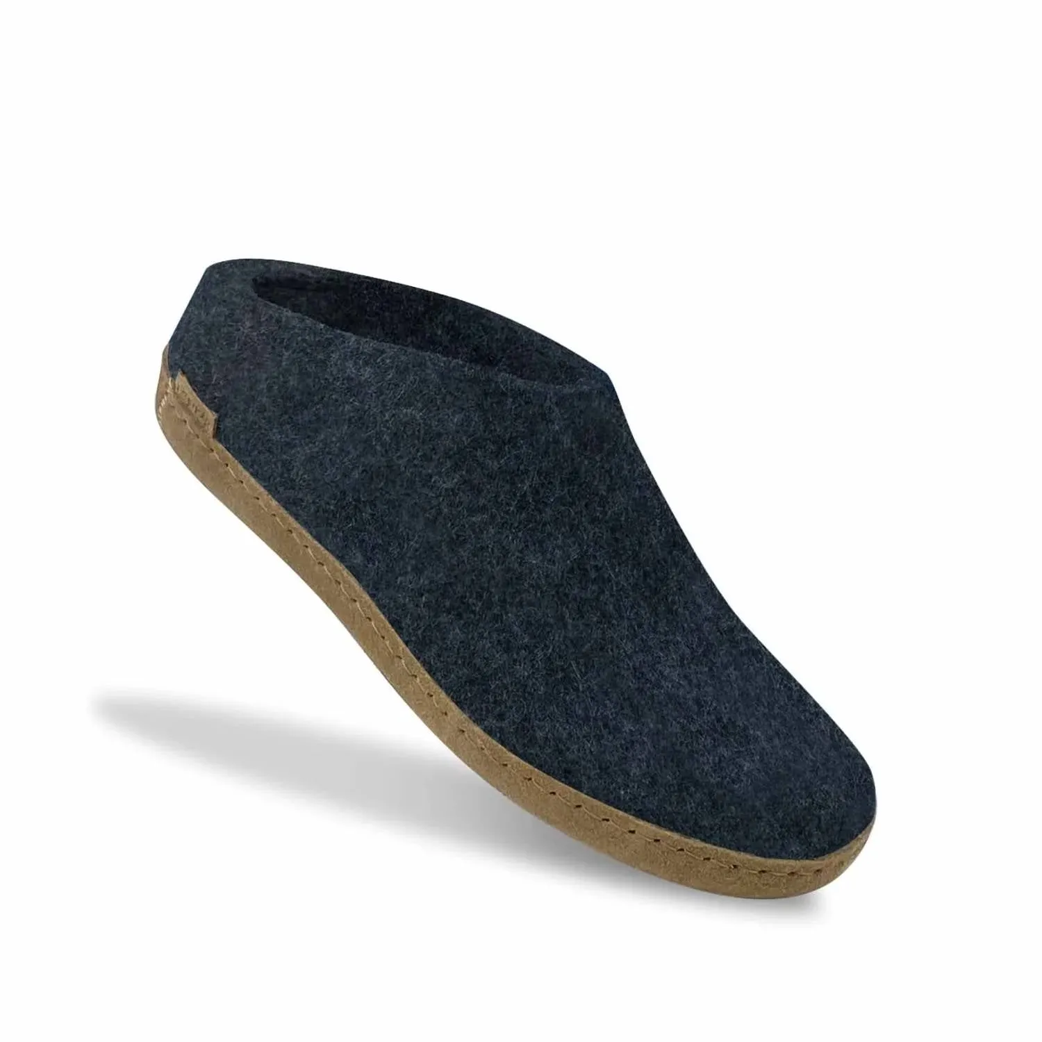 Unisex Slip-On With Leather Sole In Denim