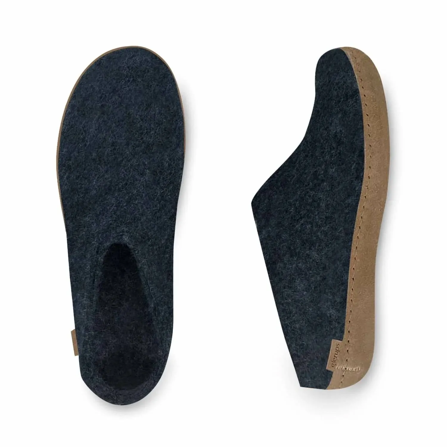 Unisex Slip-On With Leather Sole In Denim
