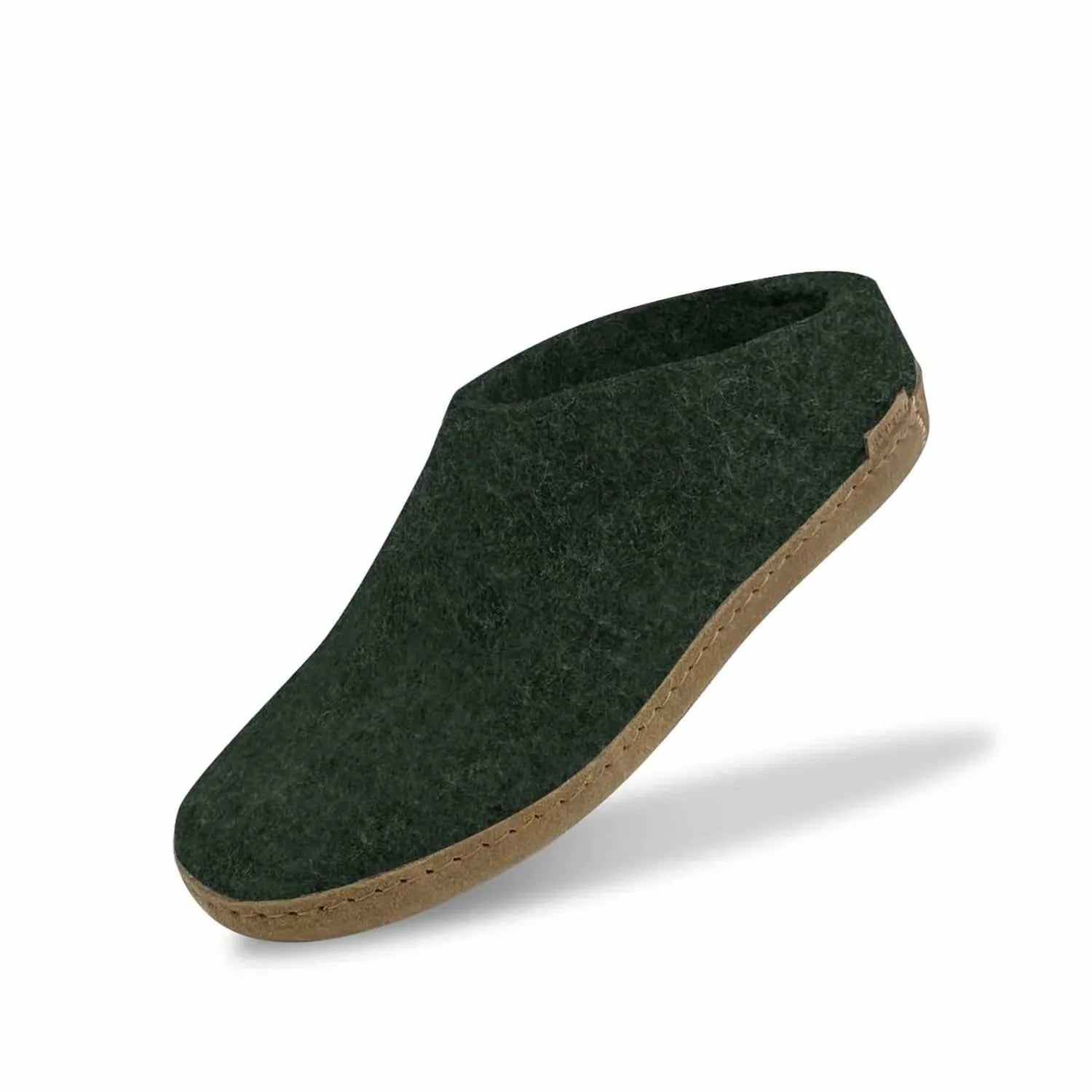 Unisex Slip-On With Leather Sole In Forest