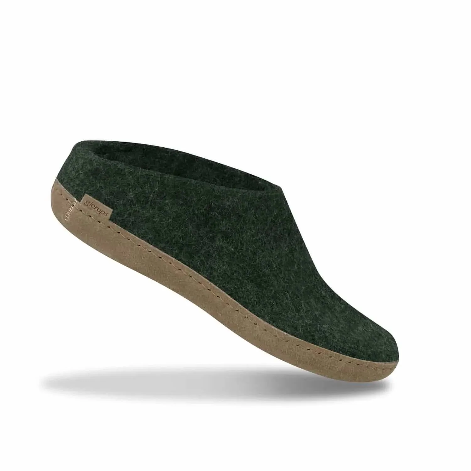 Unisex Slip-On With Leather Sole In Forest