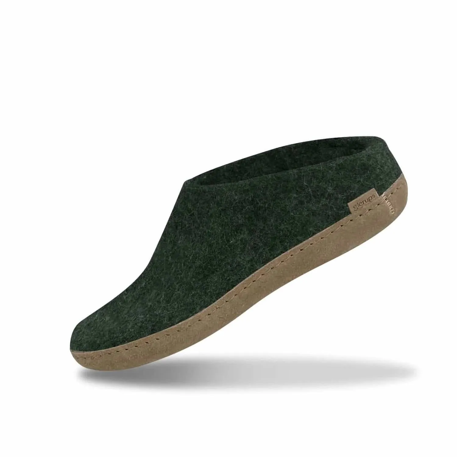Unisex Slip-On With Leather Sole In Forest