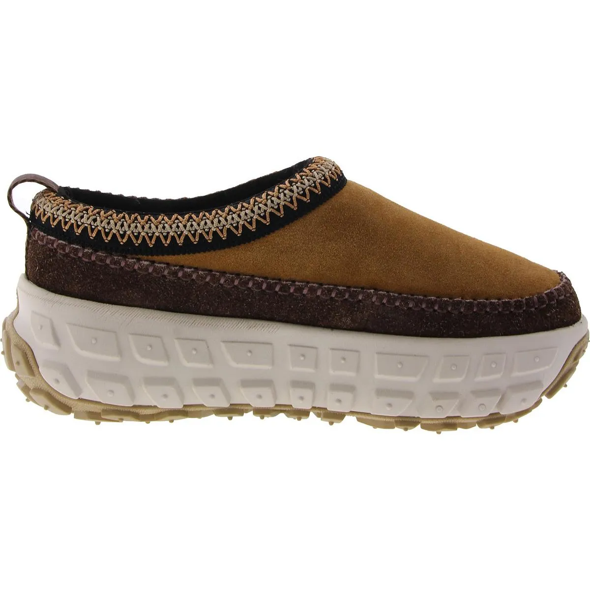 Venture Daze Womens Leather Slip On Scuff Slippers