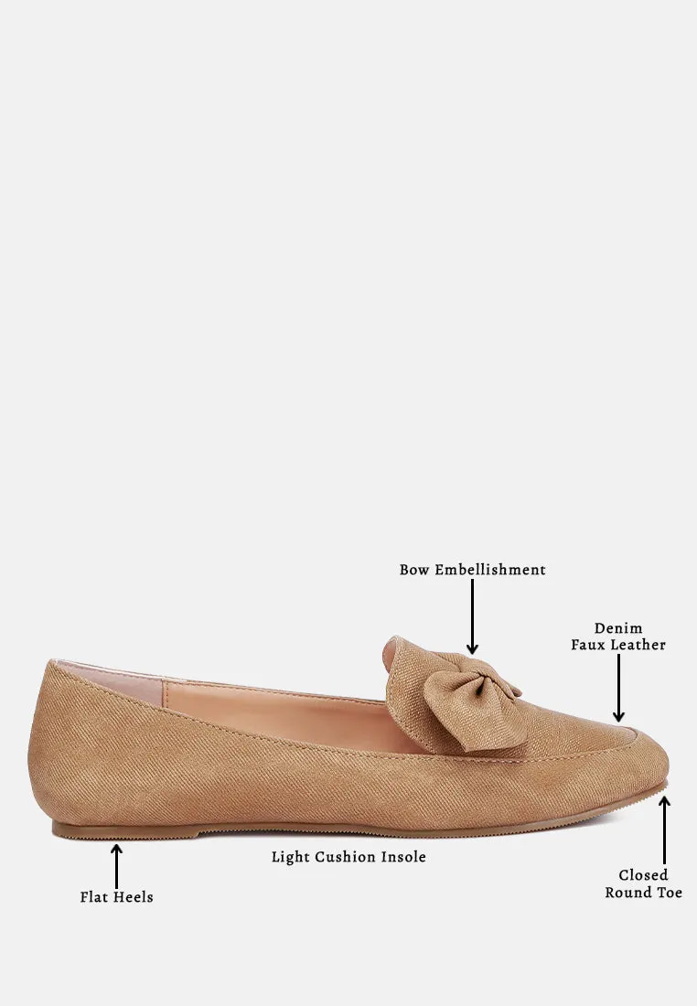 waveney bow embellished loafers
