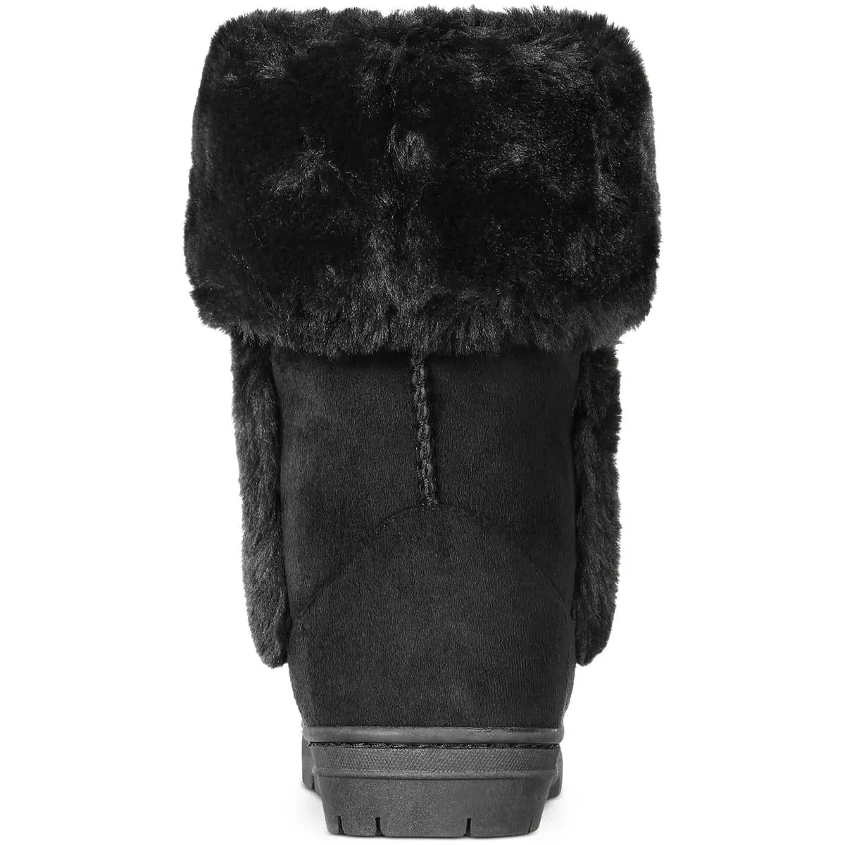 Witty Womens Faux Suede Cold Weather Winter & Snow Boots