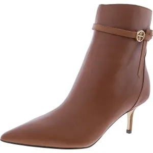 WNANSELL Womens Zipper Faux Leather Booties