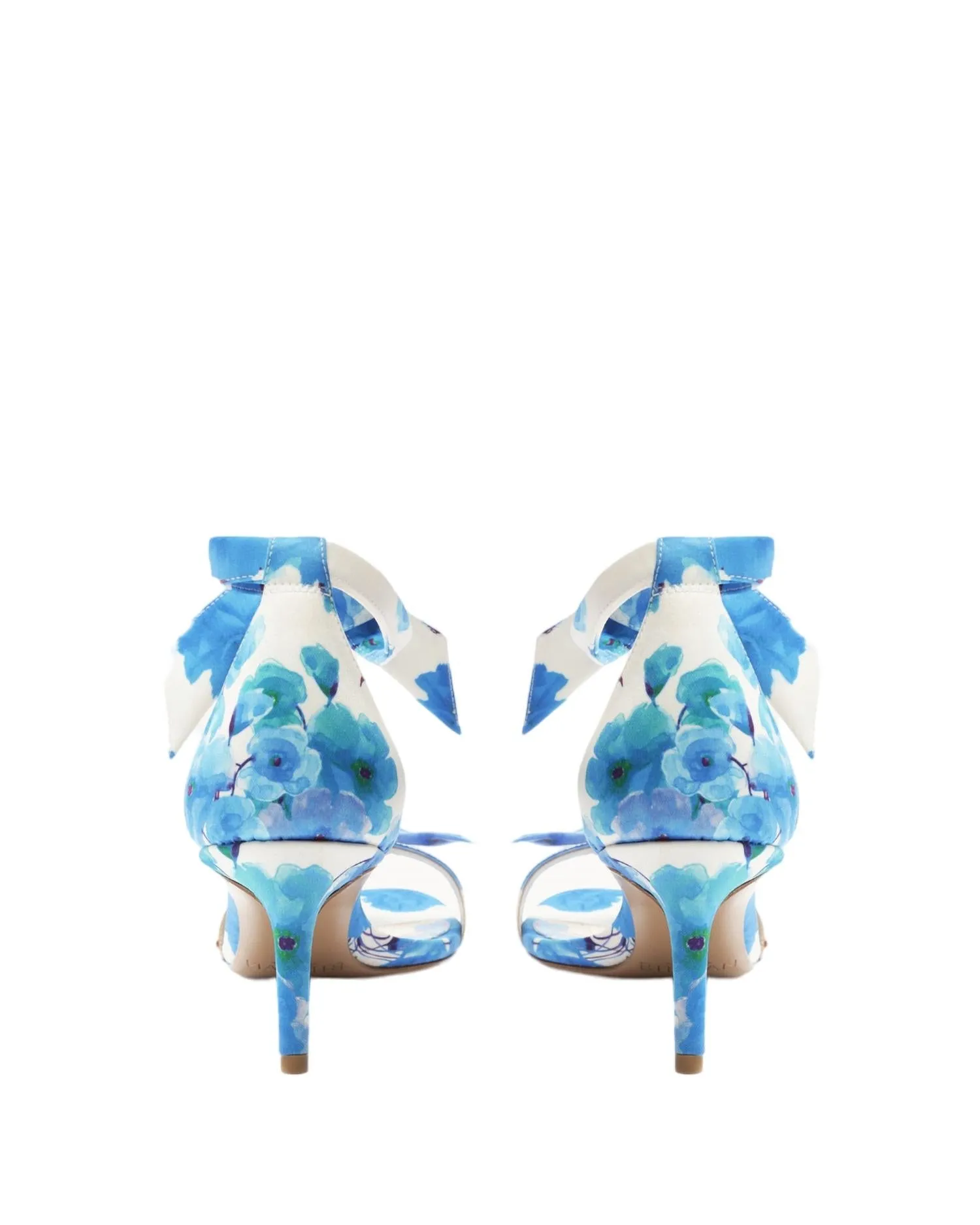 Women Clarita 60 Heeled Sandals In Blue/seta Floral