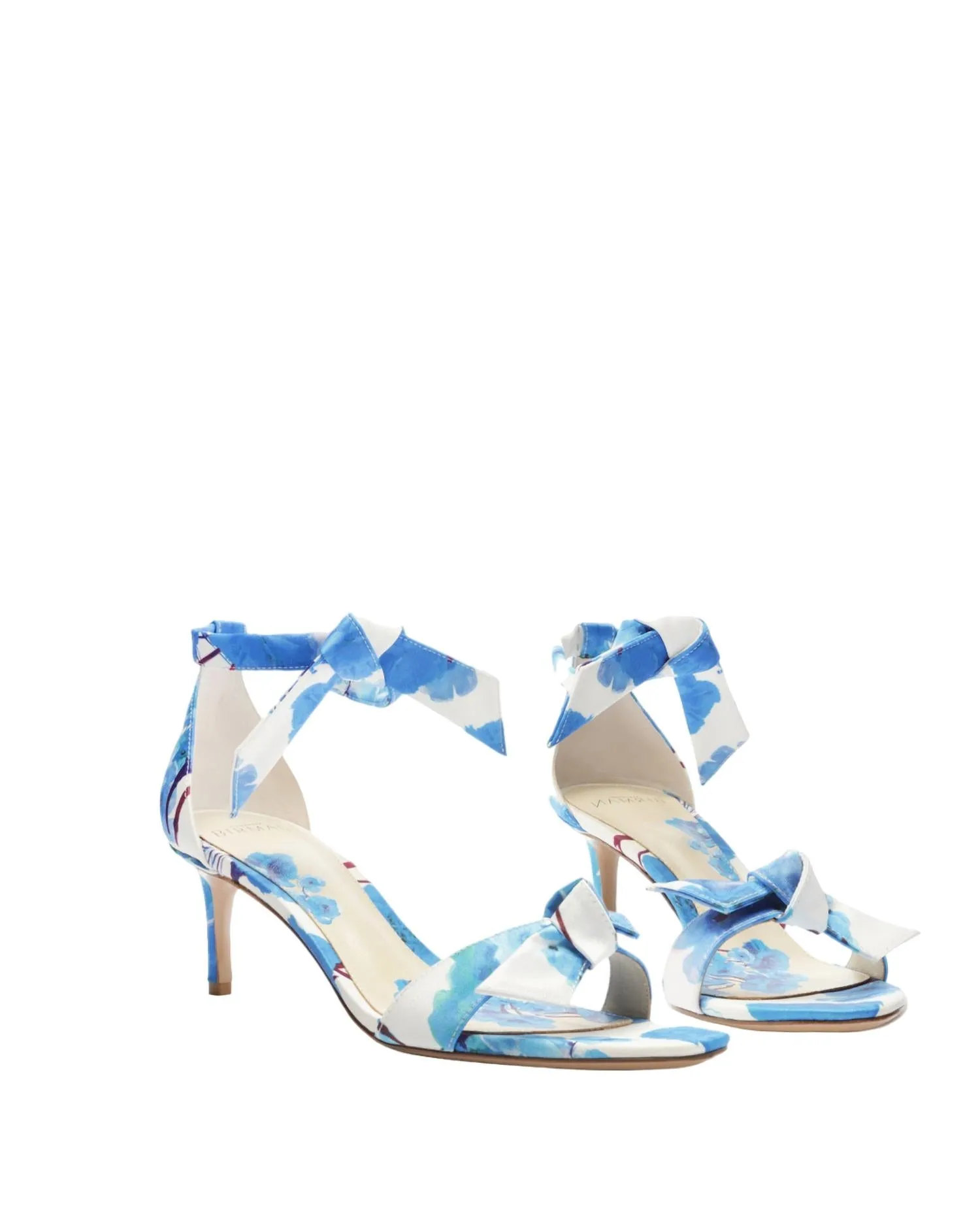 Women Clarita 60 Heeled Sandals In Blue/seta Floral