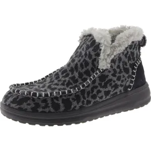 Womens Animal Print Booties