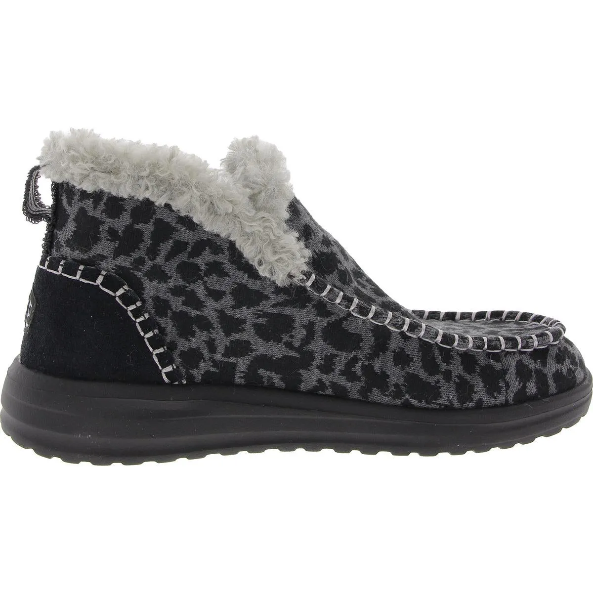 Womens Animal Print Booties
