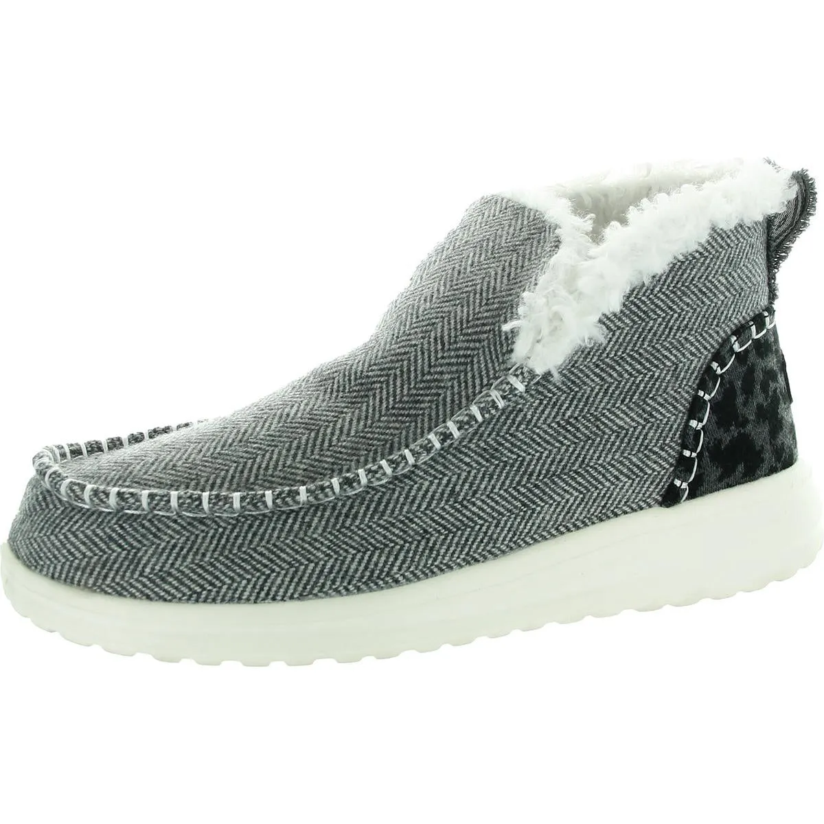 Womens Animal Print Booties