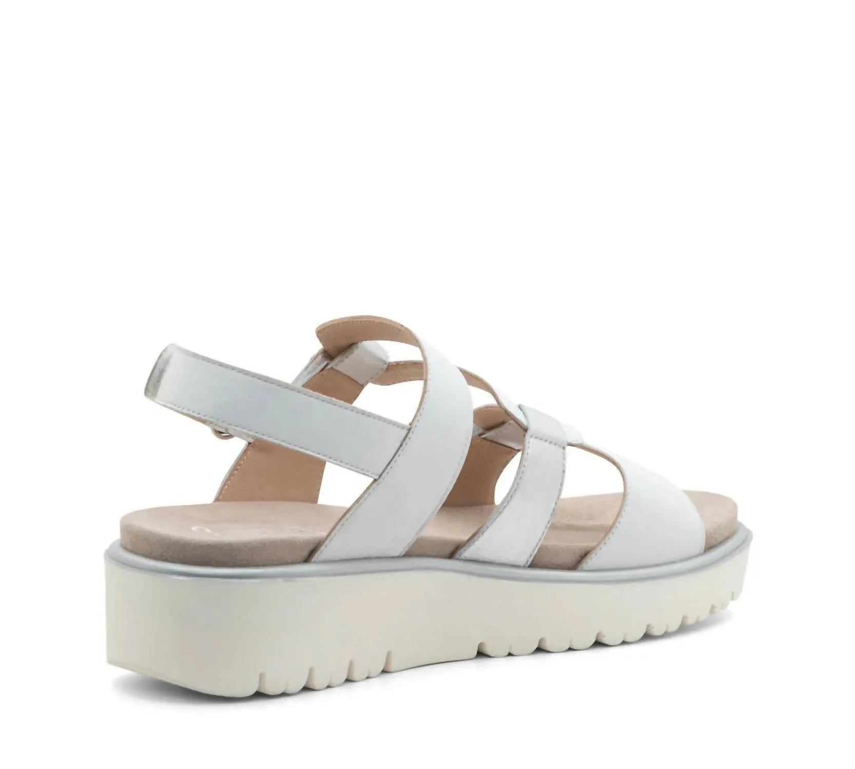 Women's Bayview Sandal In Silver/white