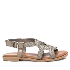 Women's Braided Flat Sandals In Plumb