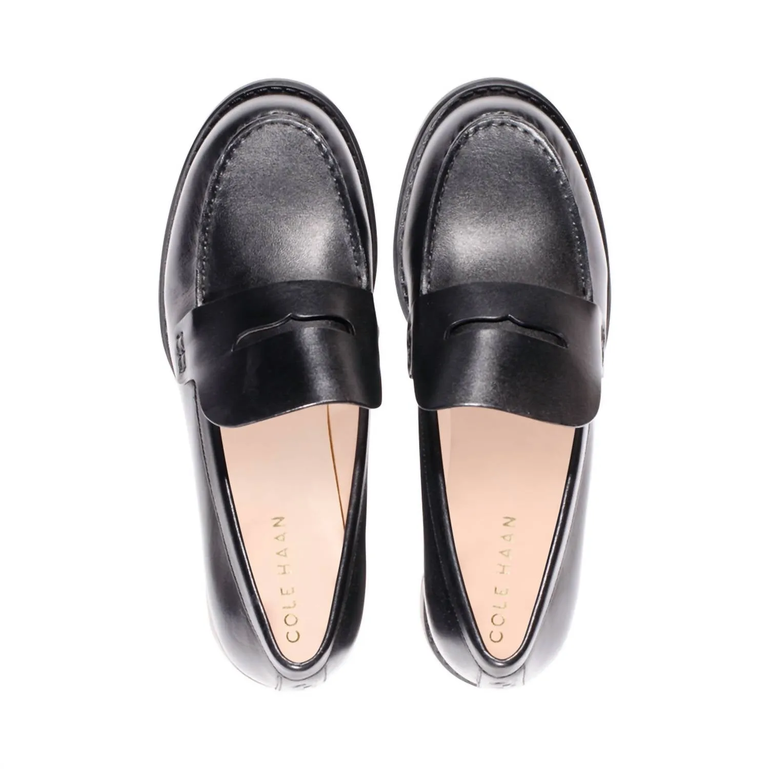 Women's Camea Lug Loafer In Black Leather