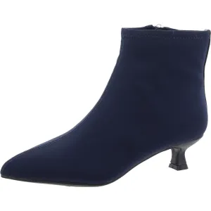 Womens Canvas Stretch Ankle Boots