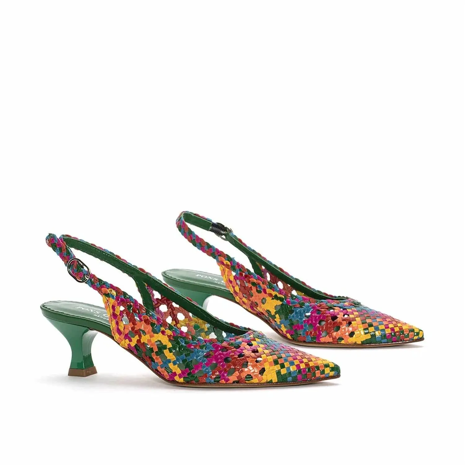Women's Carol Slingback Sandal In Green Multi