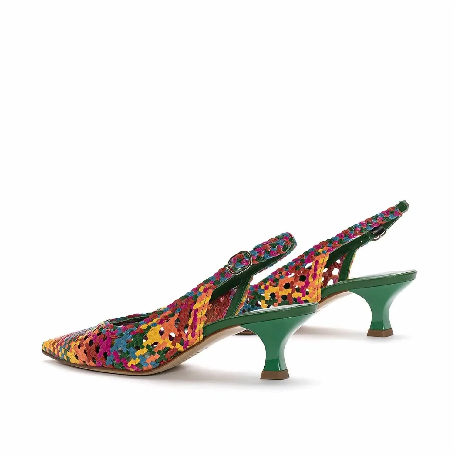 Women's Carol Slingback Sandal In Green Multi