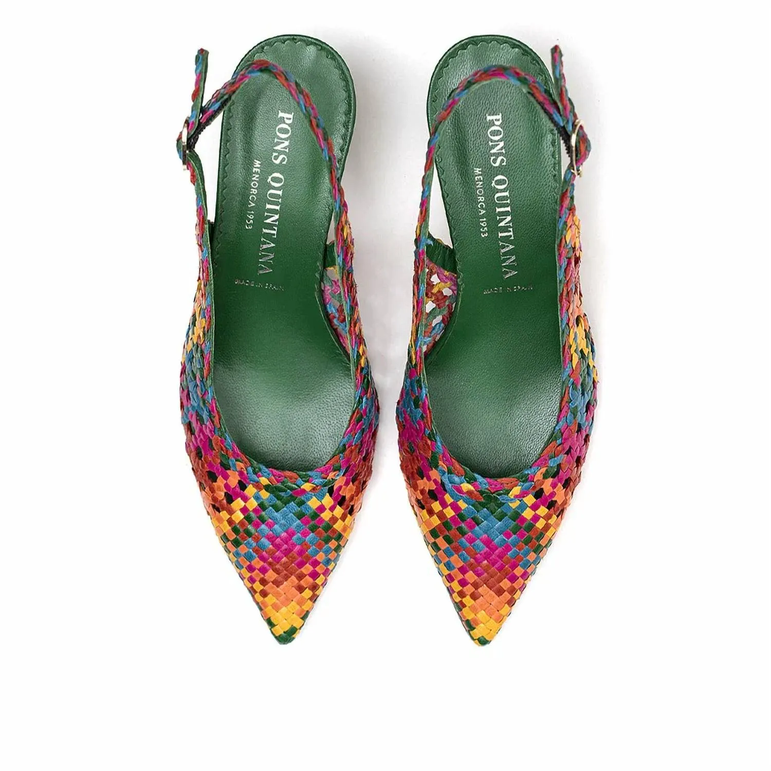 Women's Carol Slingback Sandal In Green Multi