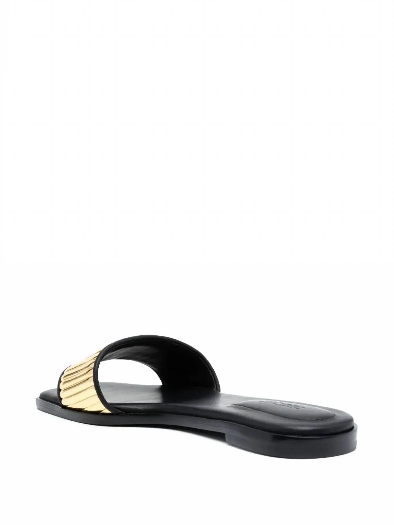Women's Carter Flat Sandals In Black/gold