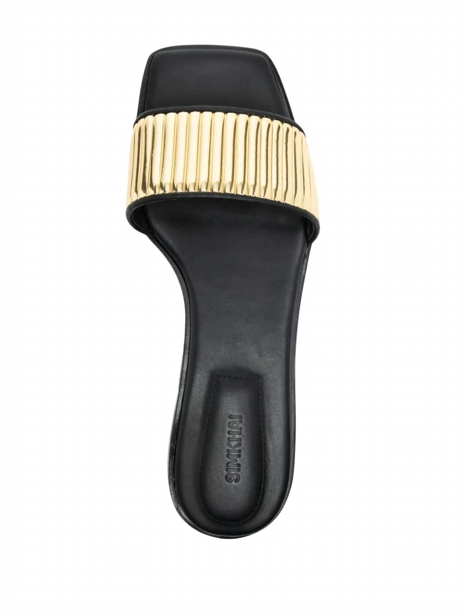 Women's Carter Flat Sandals In Black/gold