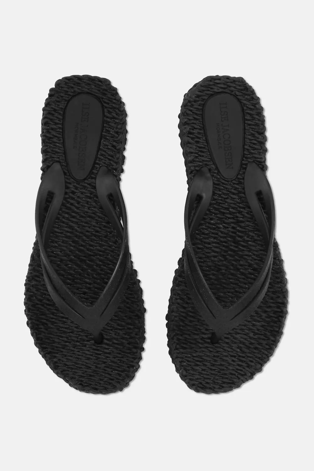 Women's Cheerful Wedge Flip Flop In Black