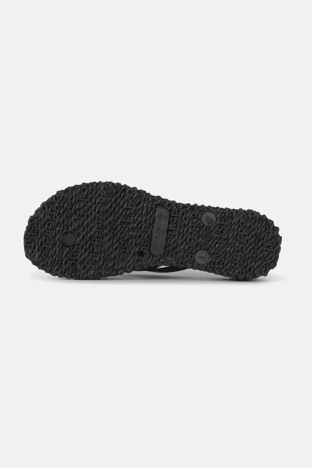 Women's Cheerful Wedge Flip Flop In Black