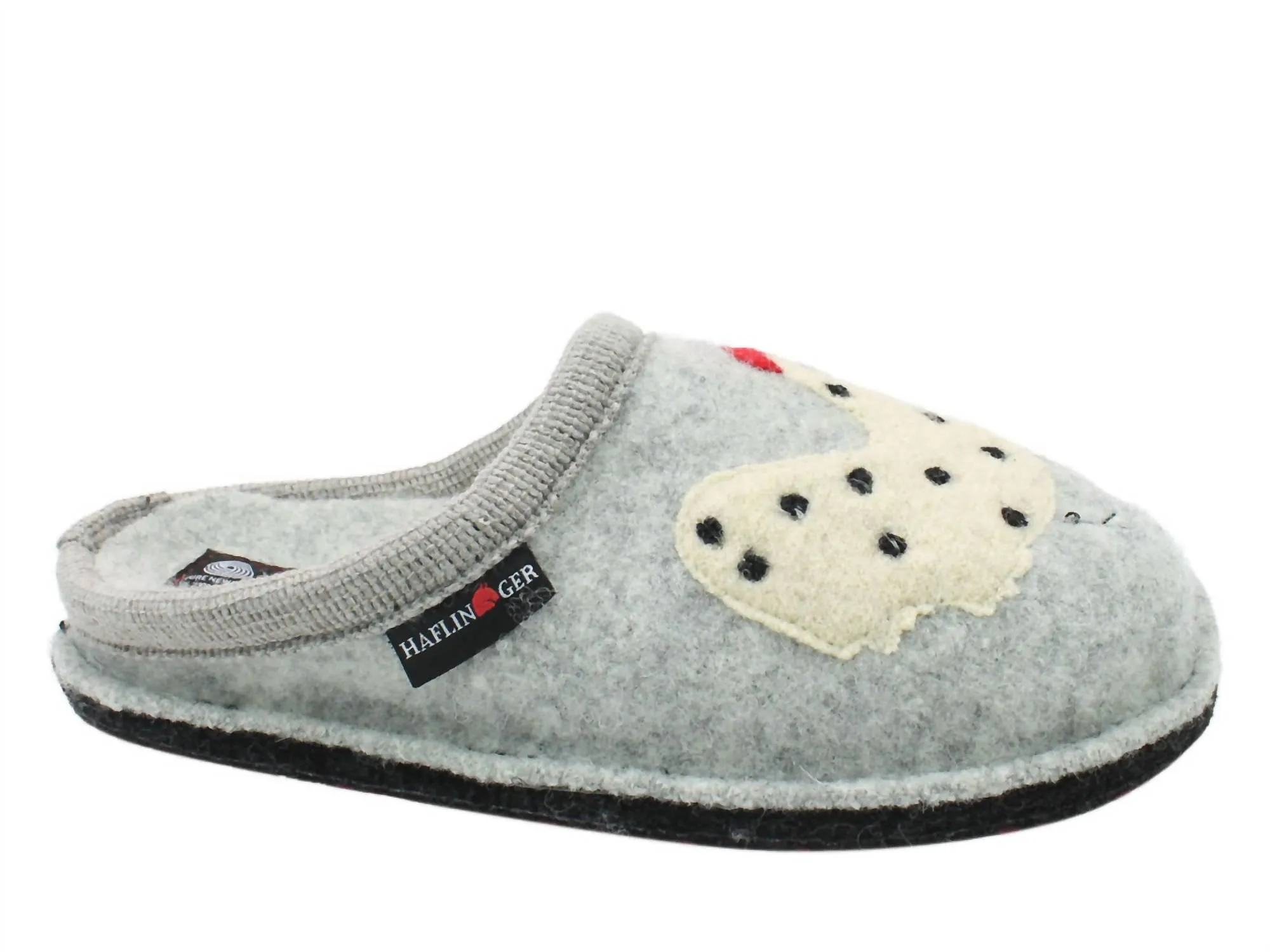Women's Chicken Boiled Wool Slipper In Silver Grey