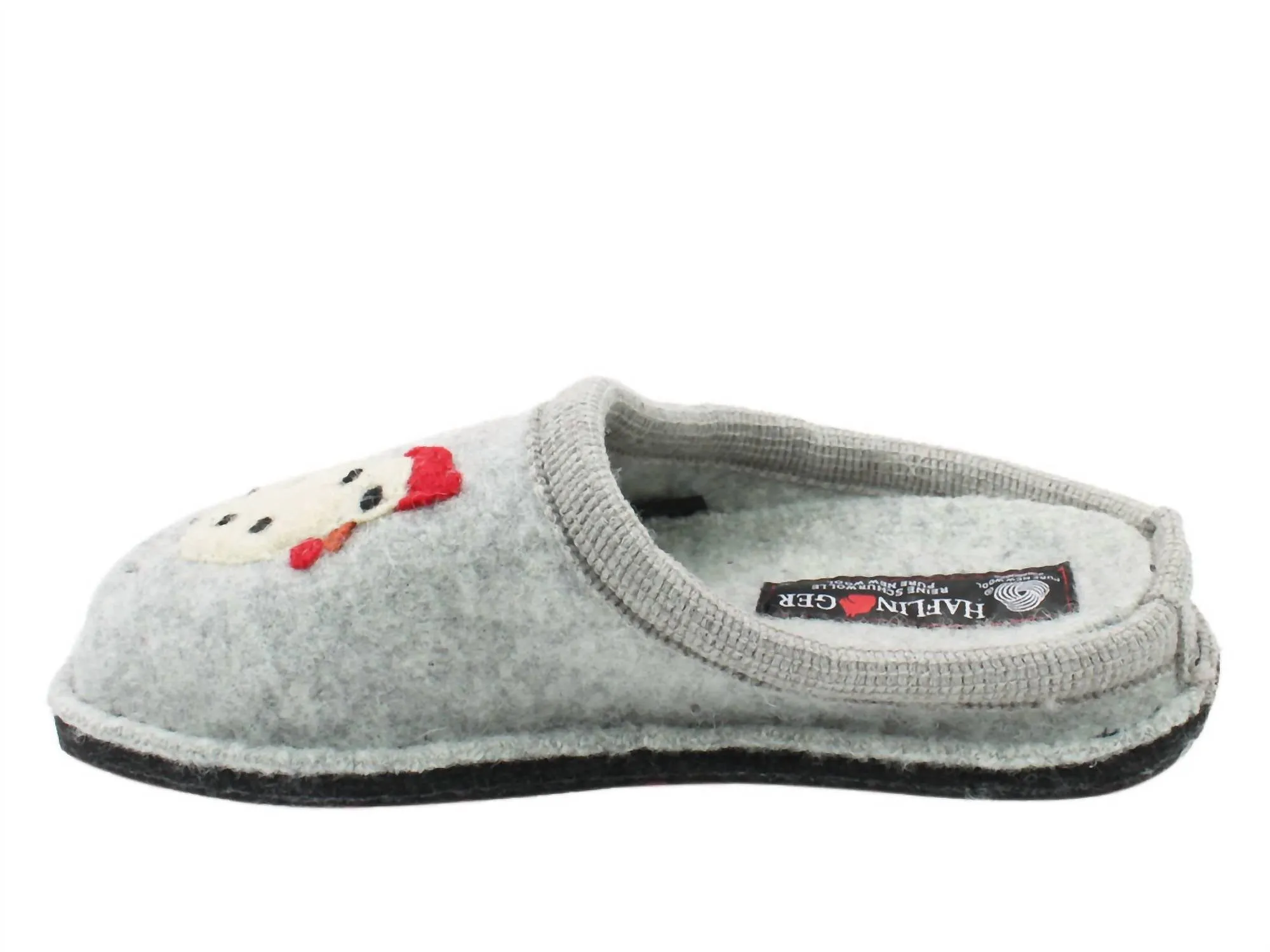 Women's Chicken Boiled Wool Slipper In Silver Grey