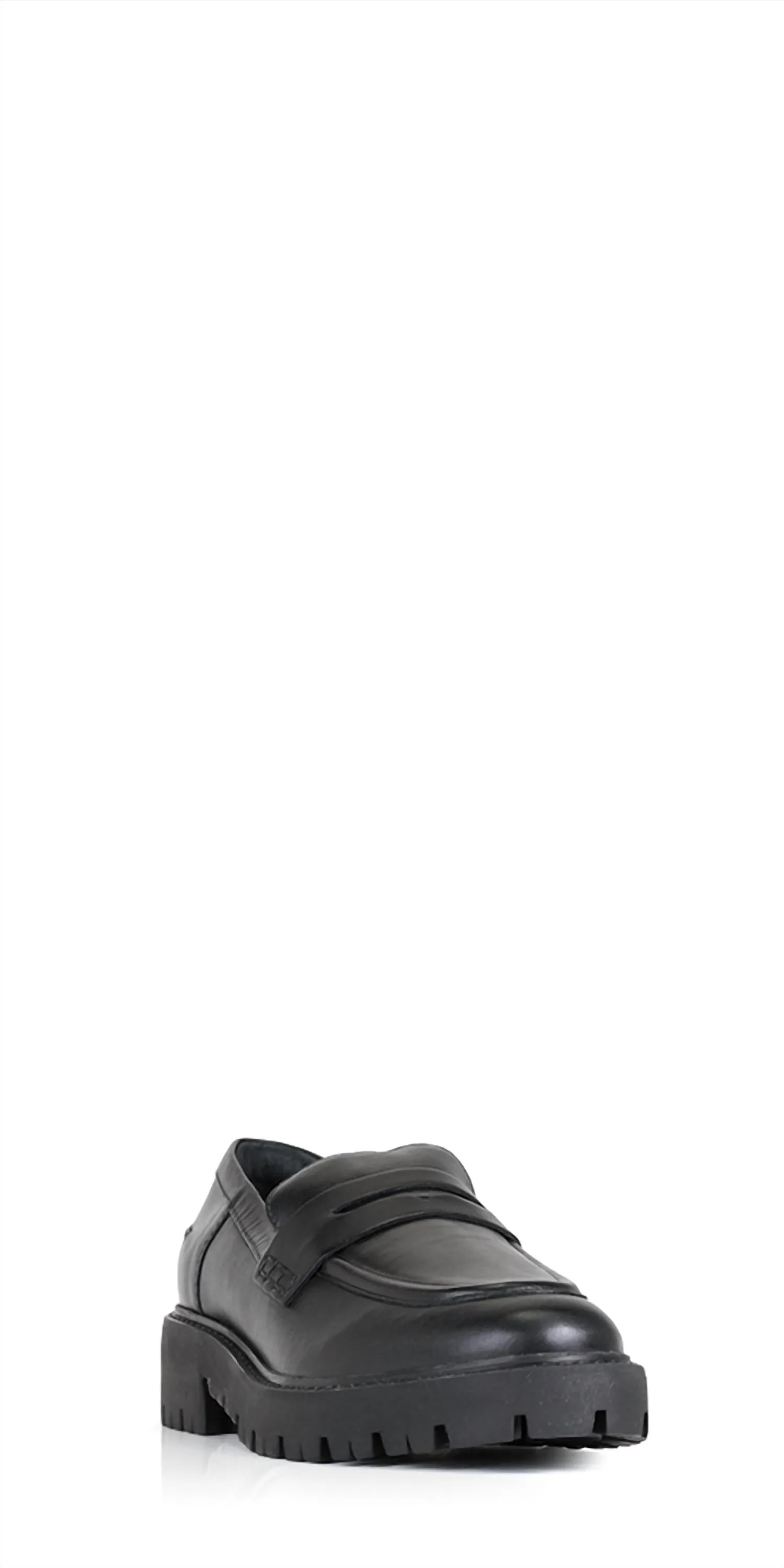 Women's Christie Leather Loafers In Black