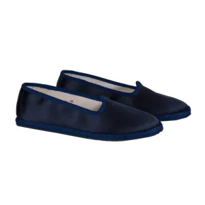 Women's Classic Silk Furlana Slippers In Mirtillo