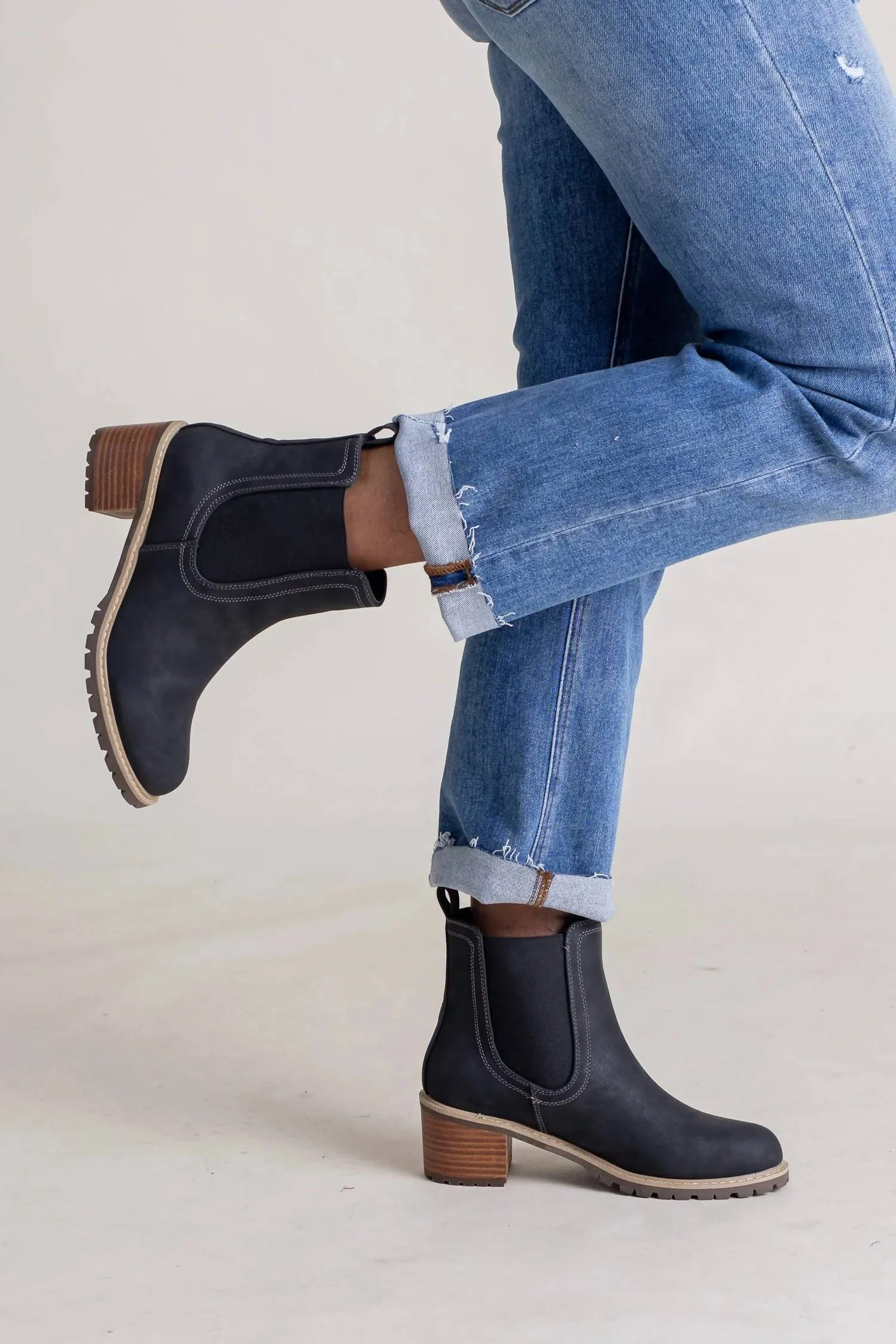 Women's Doohickey Heeled Boots In Black