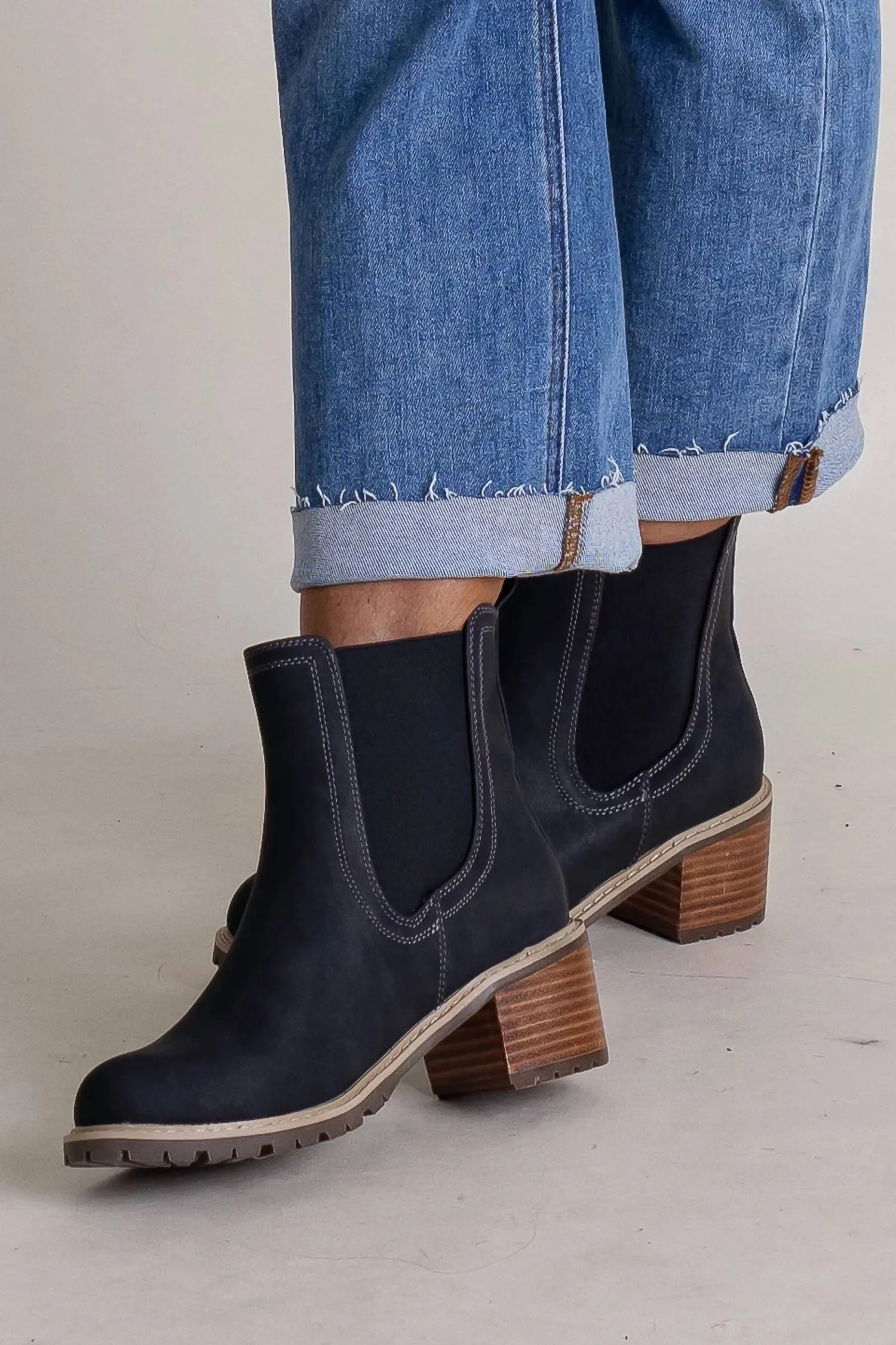 Women's Doohickey Heeled Boots In Black