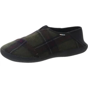 Womens Faux Fur Lined Wool Loafer Slippers