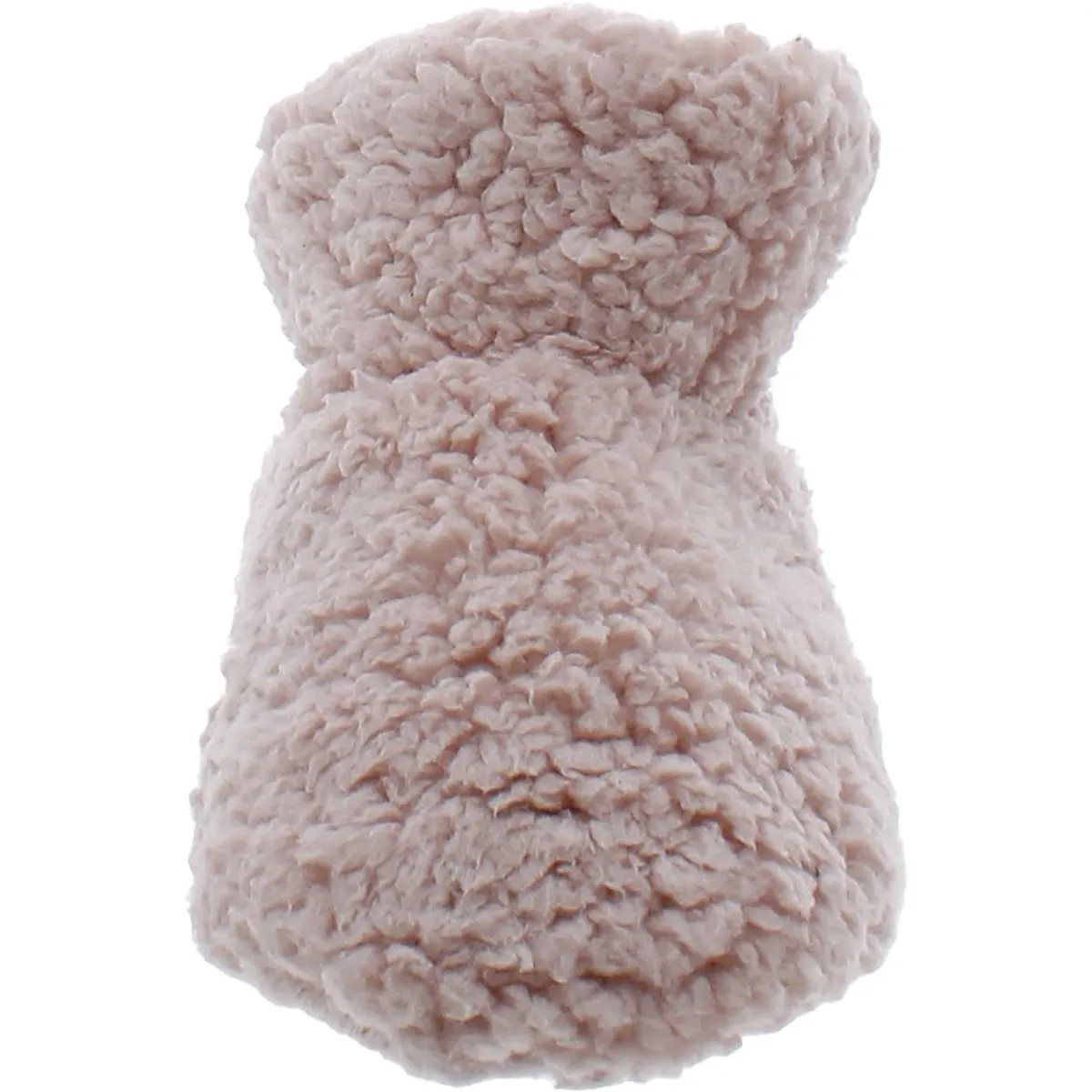 Womens Faux Fur Pull On Bootie Slippers