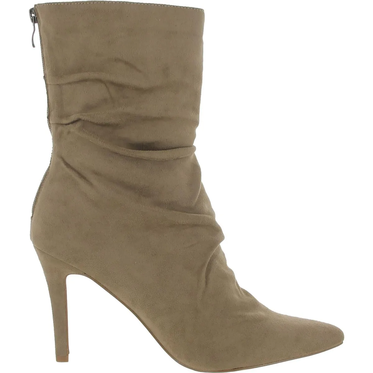 Womens Faux Suede Ankle Boots