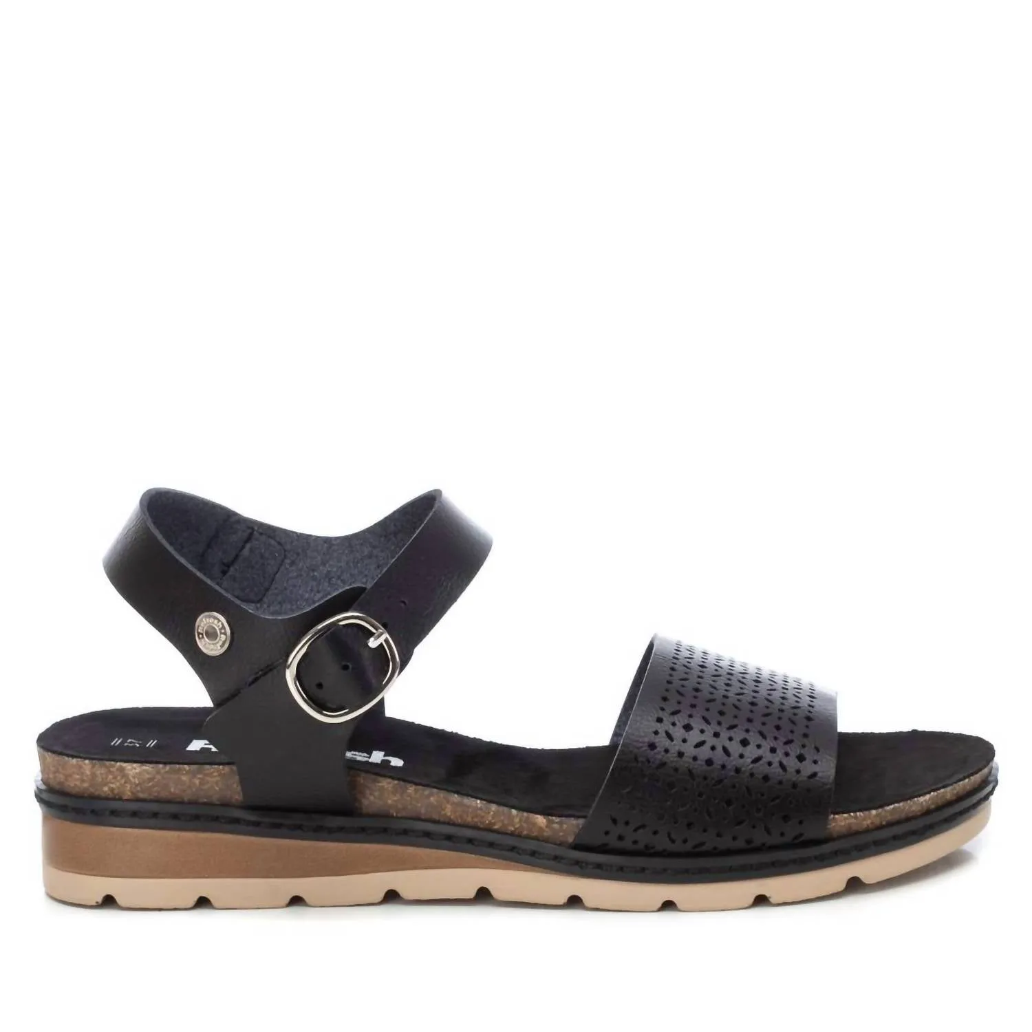 Women's Flat Sandals In Black