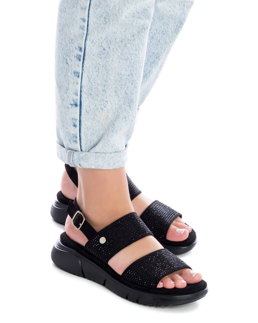 Women's Flat Suede Sandals By XTI_