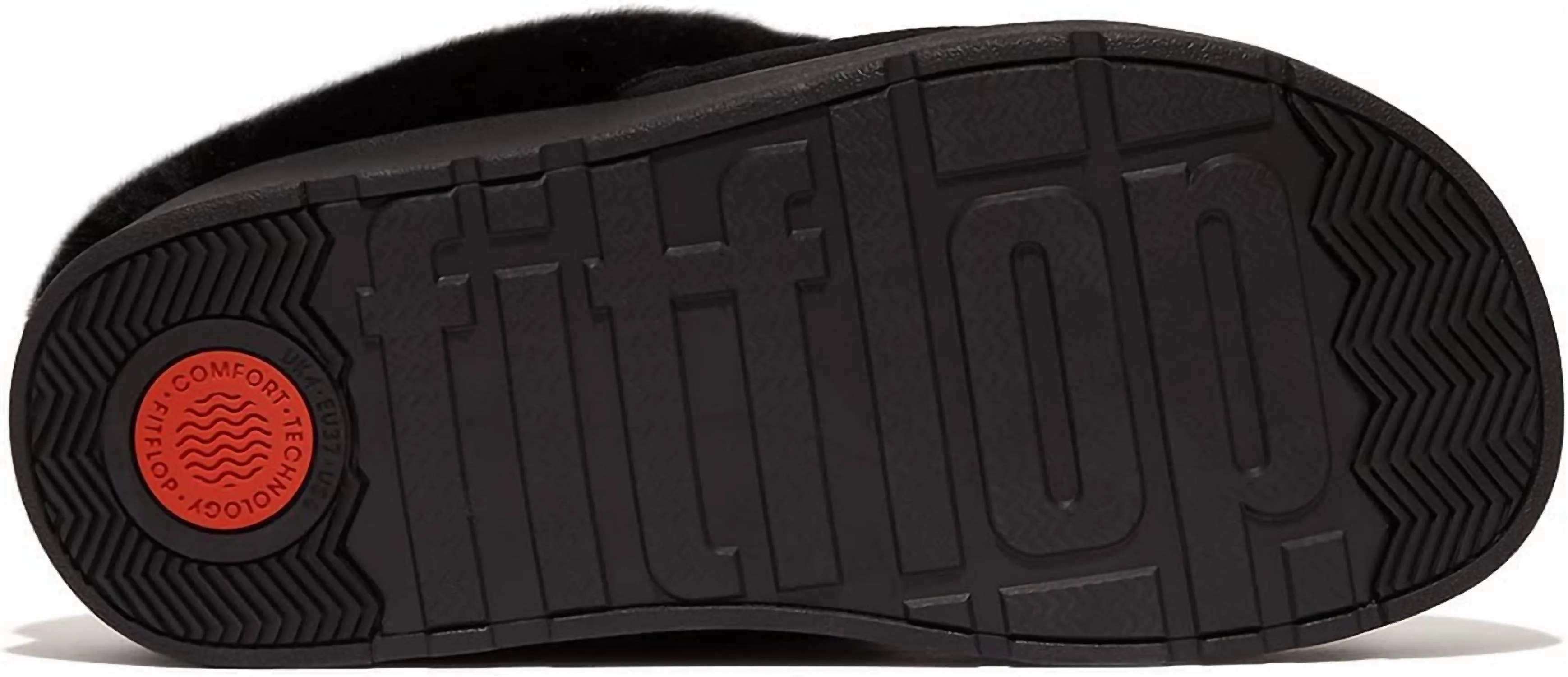 Women's Gen-Ff Shearling Collar Slippers In All Black