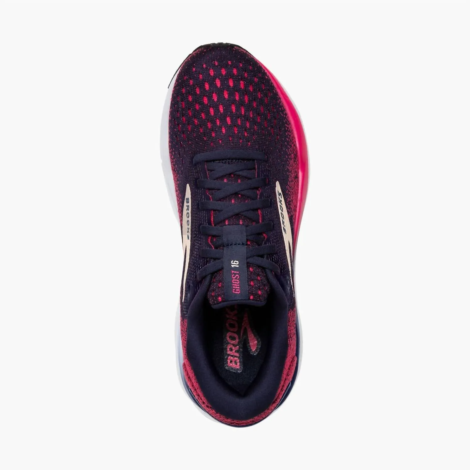 Women's Ghost 16 Running Shoes In Peacoat/raspberry/apricot