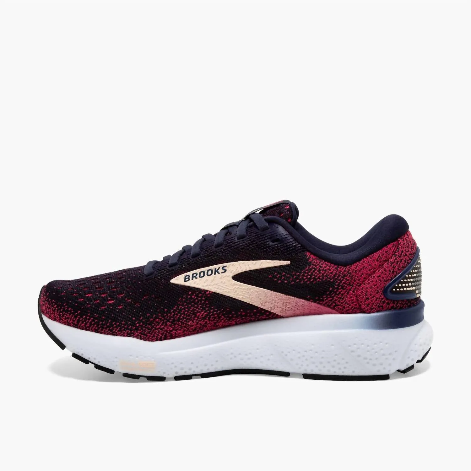 Women's Ghost 16 Running Shoes In Peacoat/raspberry/apricot