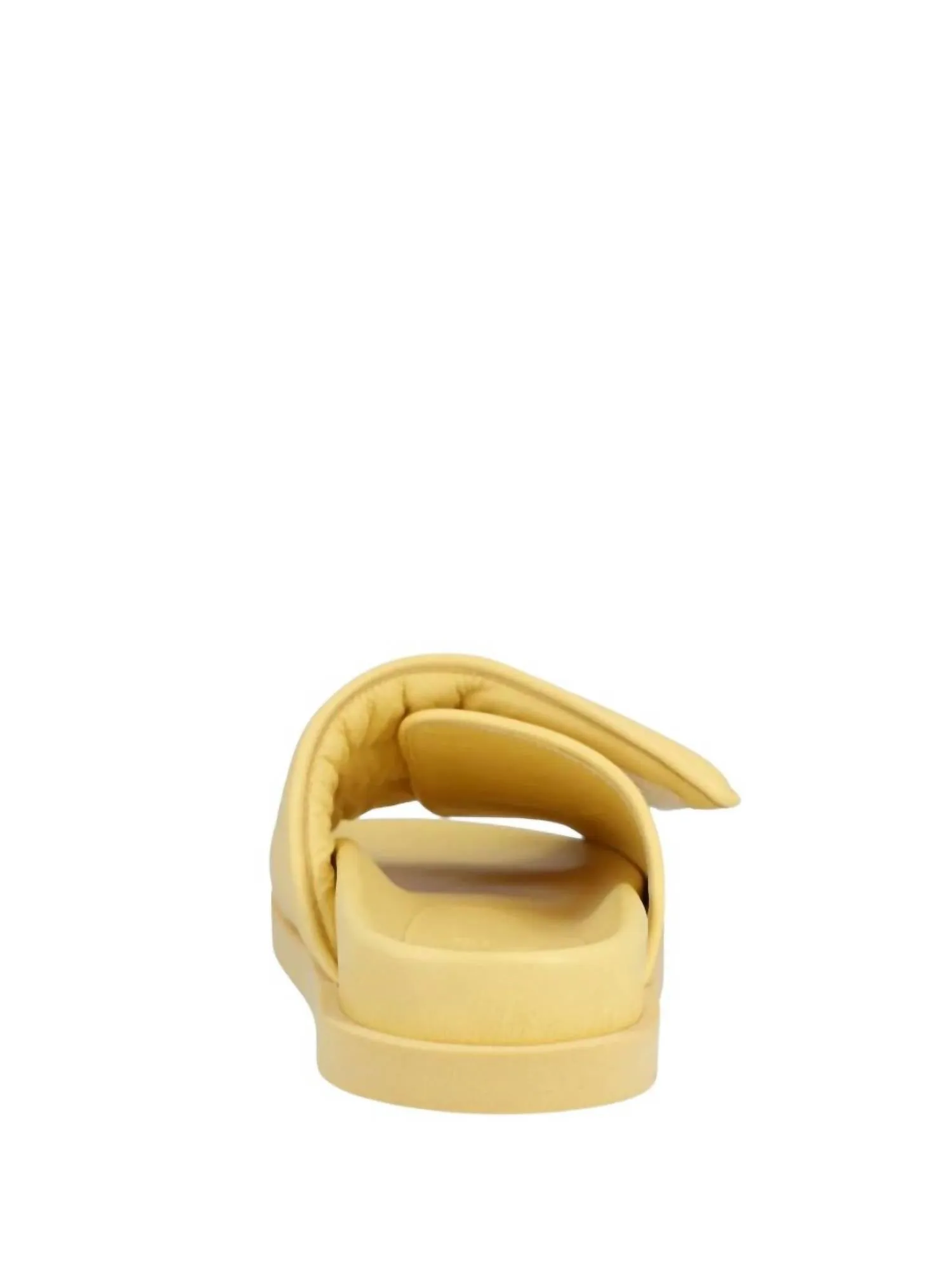 Women's Gia 3 Padded Leather Slides In Butter
