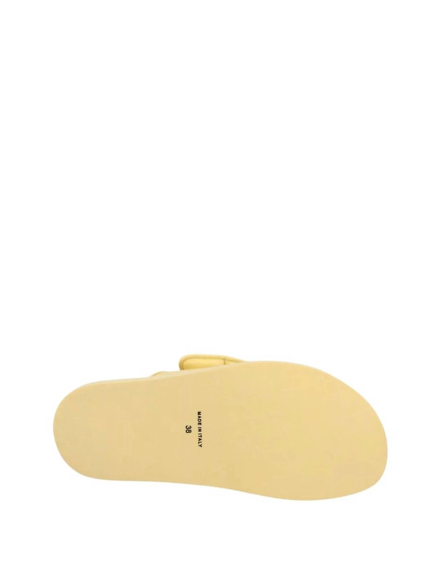 Women's Gia 3 Padded Leather Slides In Butter
