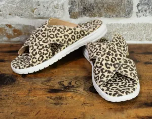 Women's Gypsy Jazz Ocean Sandals In Cream Leopard