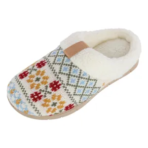 Women's Heritage Fairisle Knit Hoodback Slipper