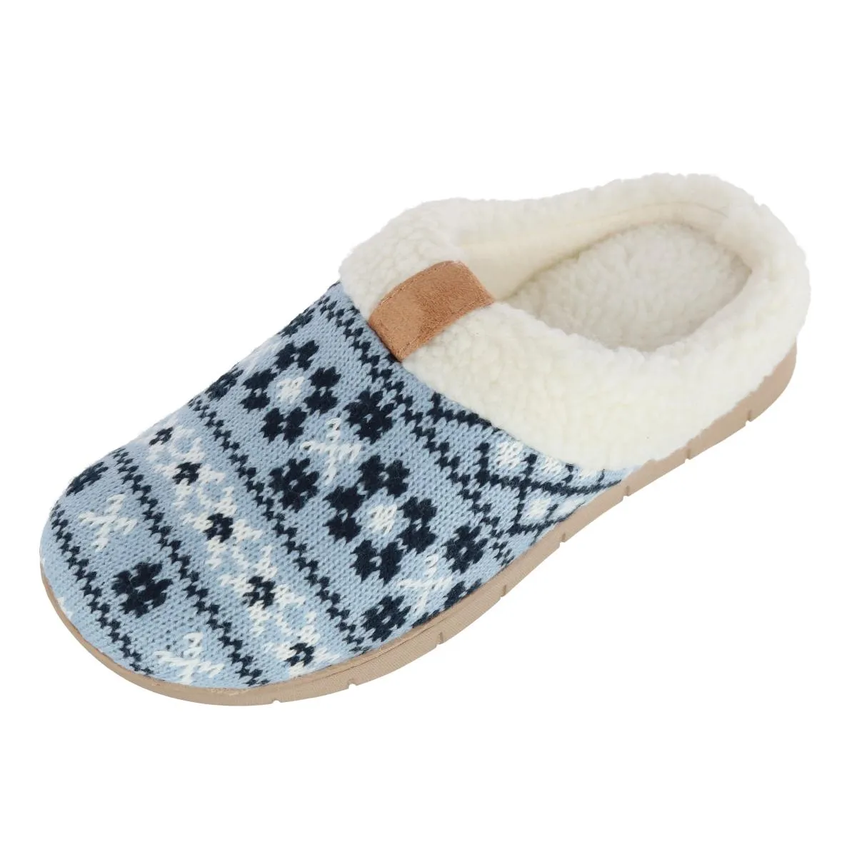 Women's Heritage Fairisle Knit Hoodback Slipper
