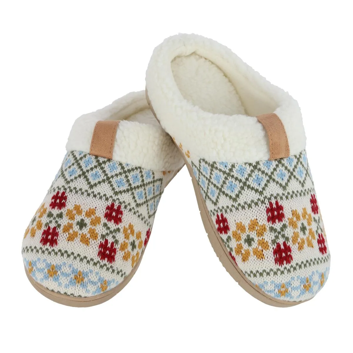 Women's Heritage Fairisle Knit Hoodback Slipper