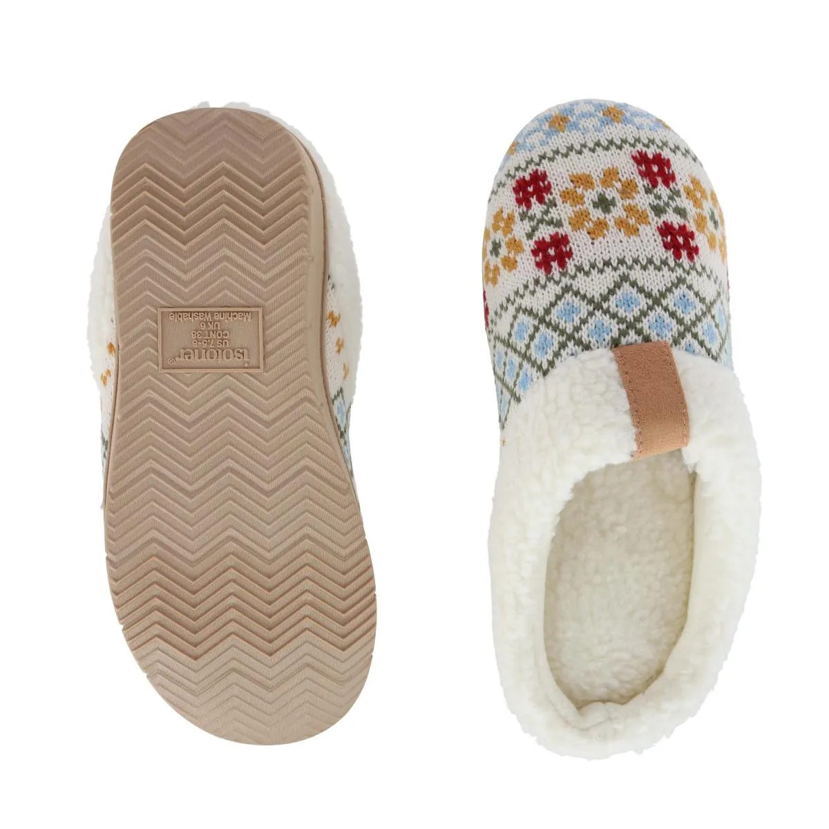 Women's Heritage Fairisle Knit Hoodback Slipper