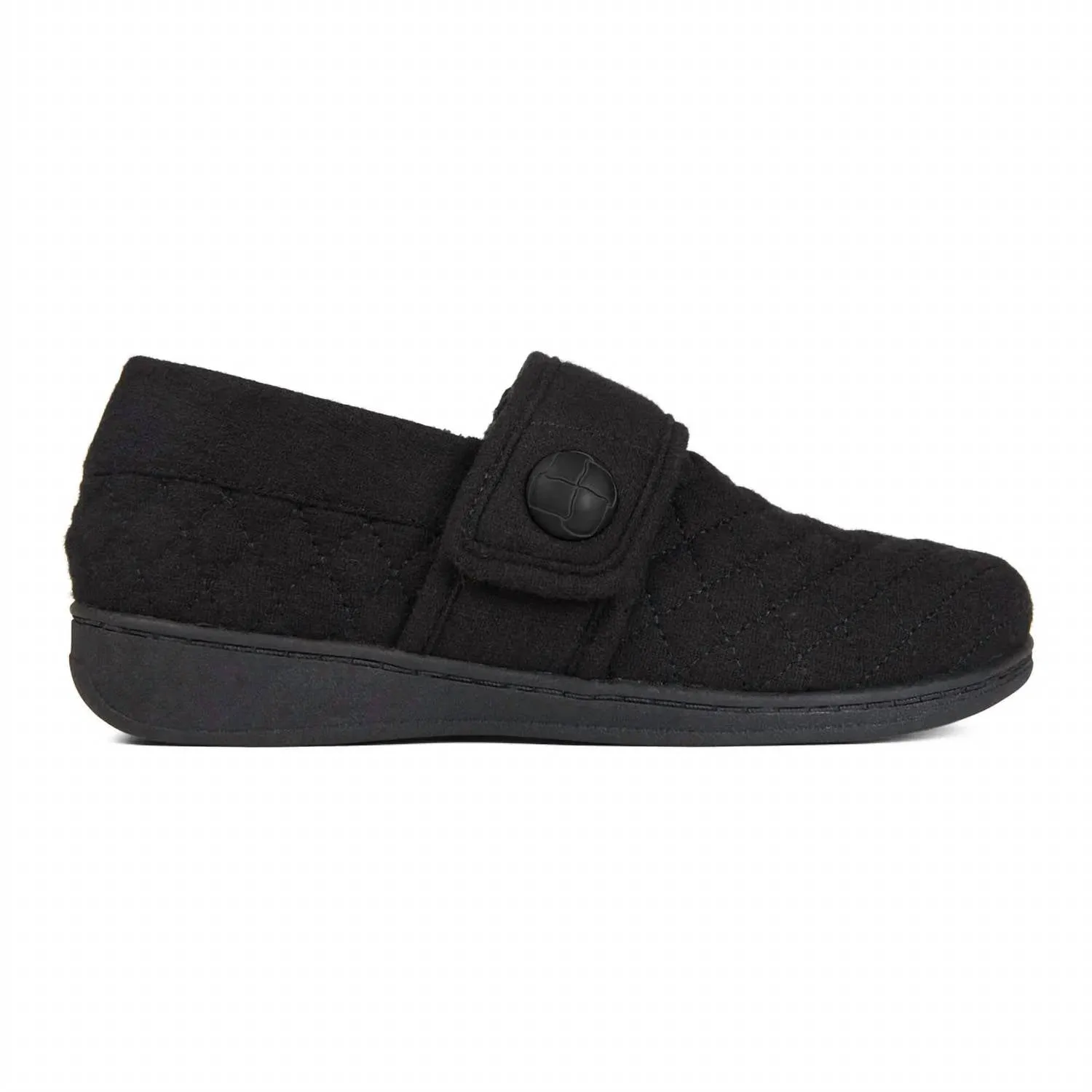 Women's Jackie Flannel Slipper In Black