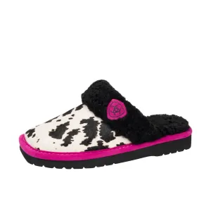 Women's Jackie Square Toe Exotic Print Pink Pony Slipper In Multi