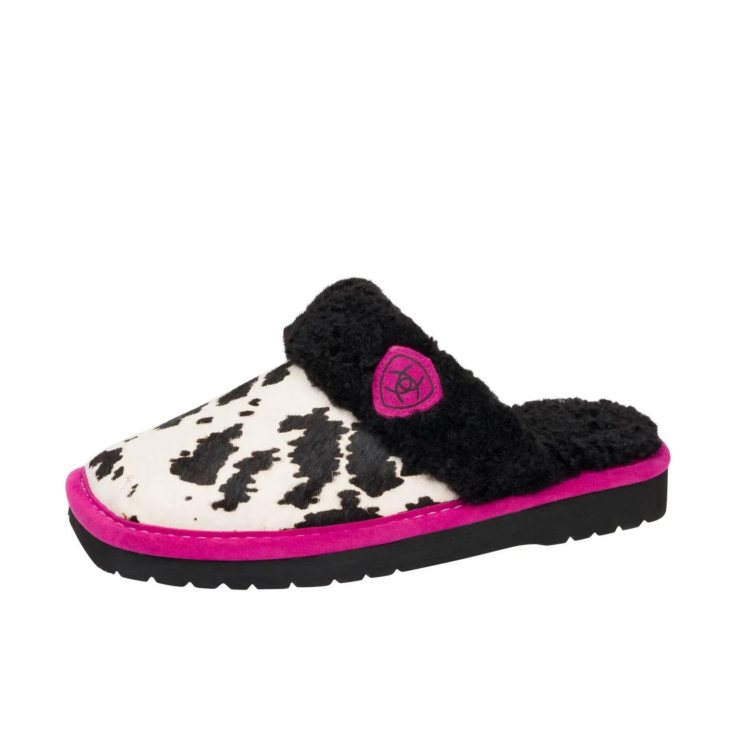 Women's Jackie Square Toe Exotic Print Pink Pony Slipper In Multi