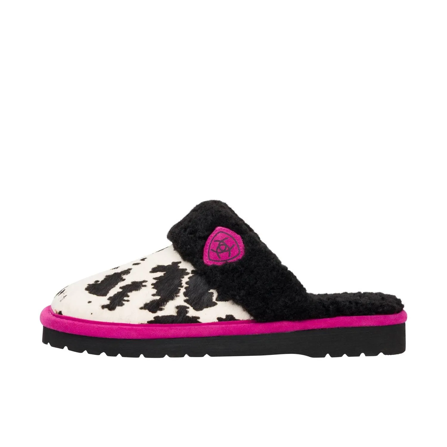 Women's Jackie Square Toe Exotic Print Pink Pony Slipper In Multi